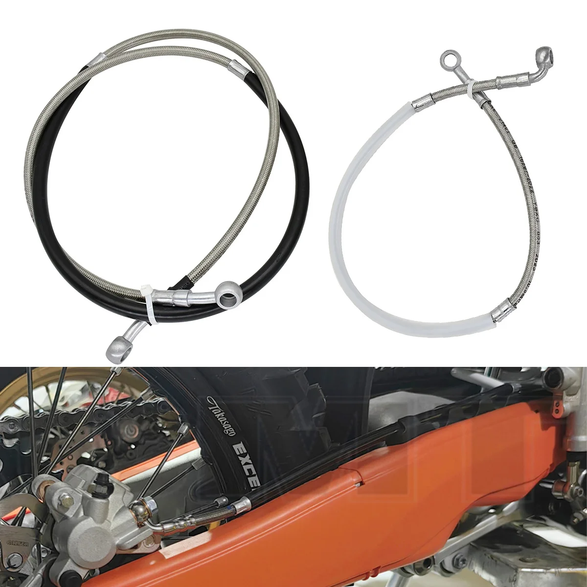 Motorcycle Brake Cable - 오토바이 전방 또는 후방 브레이크 오일