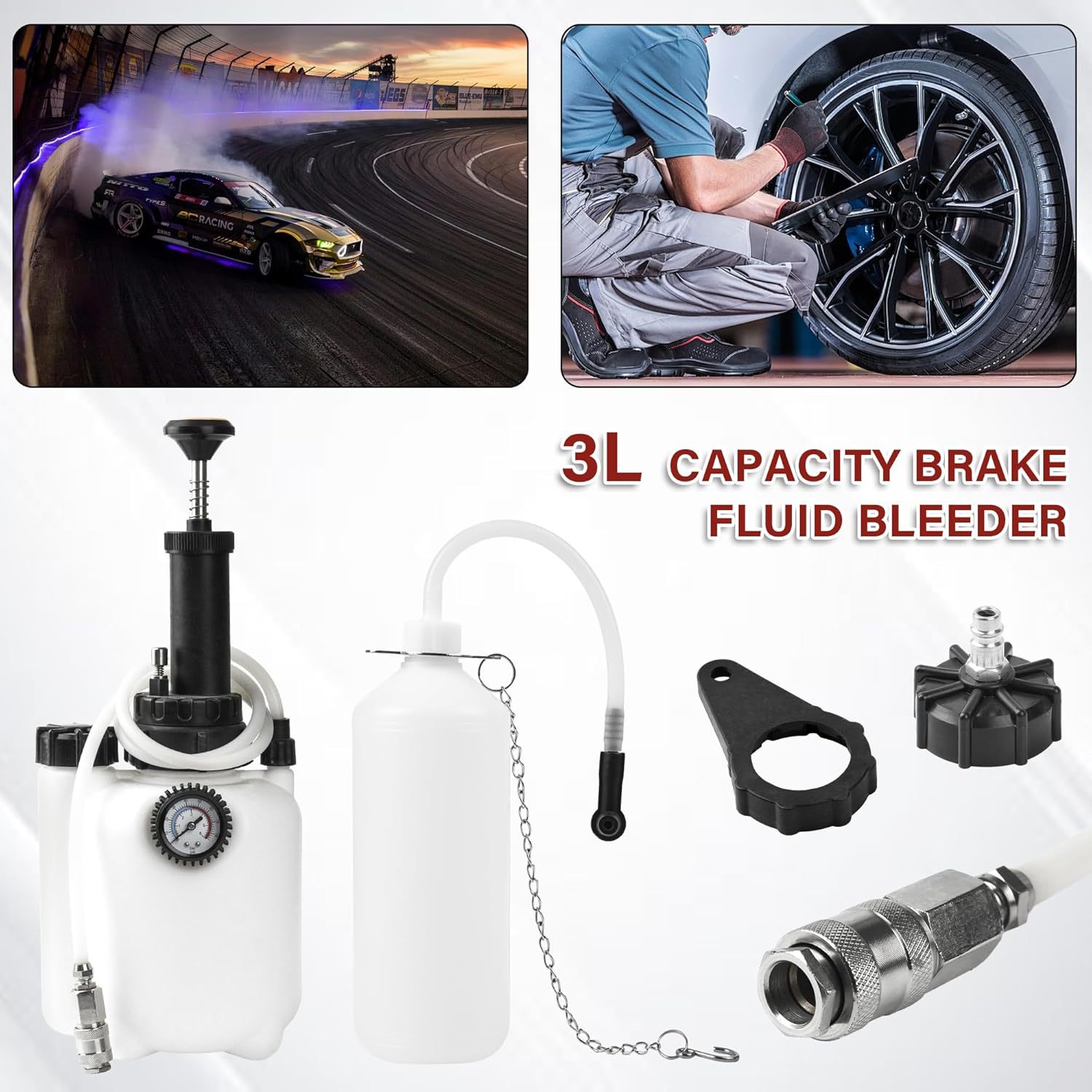 3L 대용량 브레이크 오일 교체용 용기 1세트: 자동차 - Brake Fluid 리뷰 및 가격
