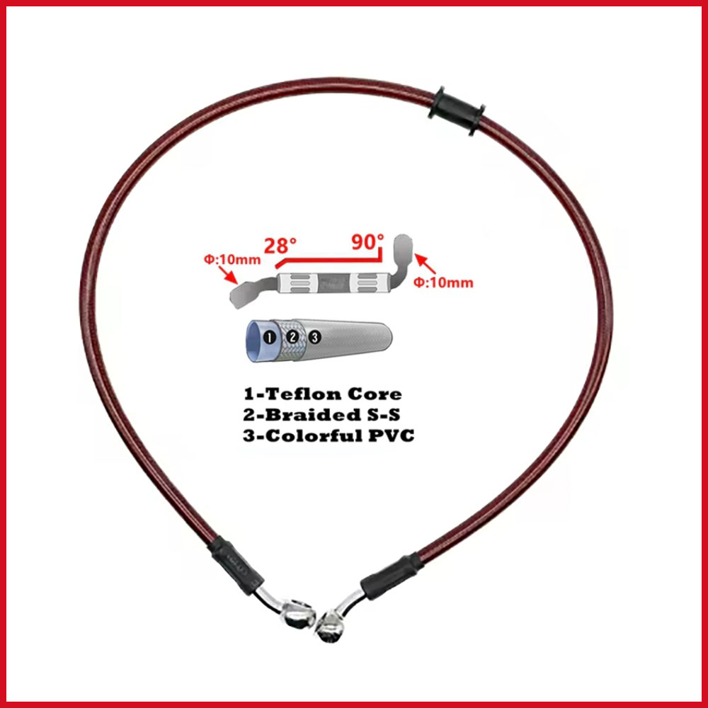 28-90도 10mm 밴조 300mm ~ 1500mm  - Motorcycle Brake Cable 리뷰 및 가격