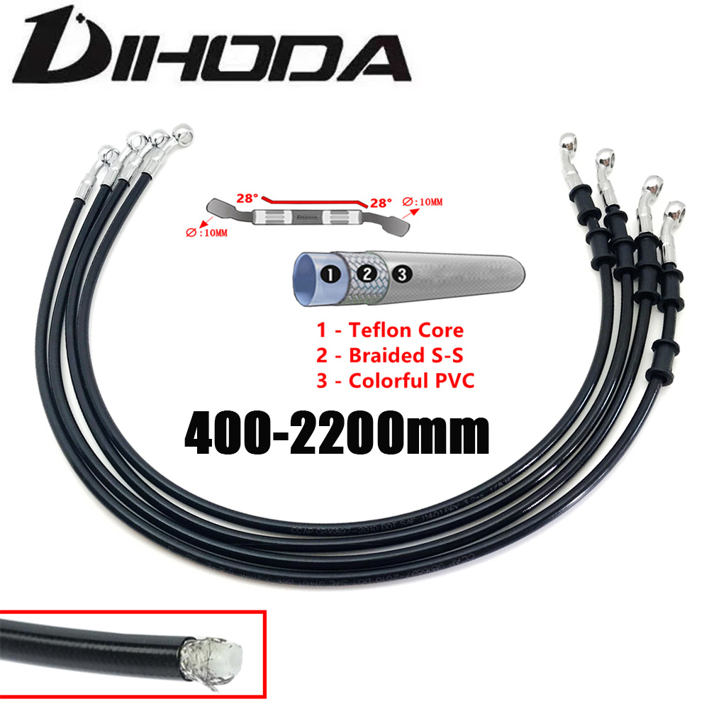 400-2200mm 오토바이 유압 브레이크 호스 라인  - Brake Line Motorcycle 리뷰 및 가격