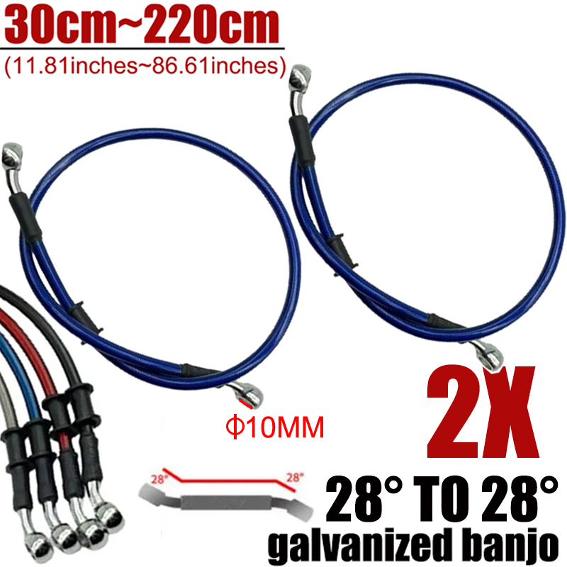 2X 유니버설 30cm-220cm 28 °   오토바이 - Motorcycle Brake Cable 리뷰 및 가격