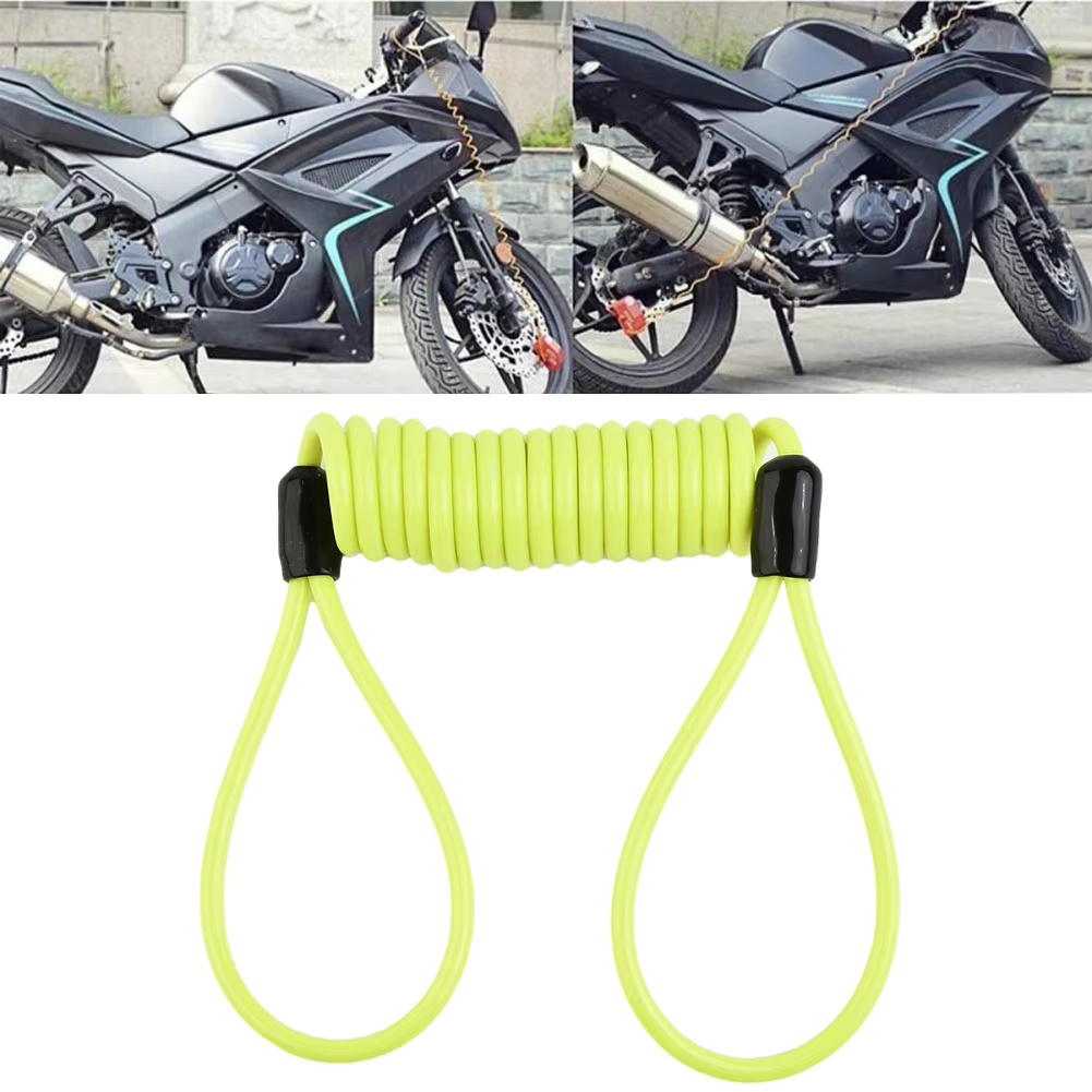 1.2M 디스크 잠금 알람 케이블 도난 방지 오토바이  - Brake Line Motorcycle 리뷰 및 가격